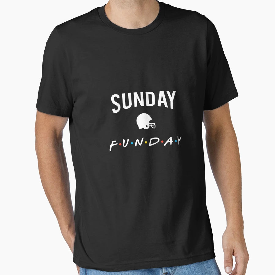 Sunday Funday Football T-Shirt - Novelty Apparel Unisex - T-Shirt, Sweatshirt, Hoodie