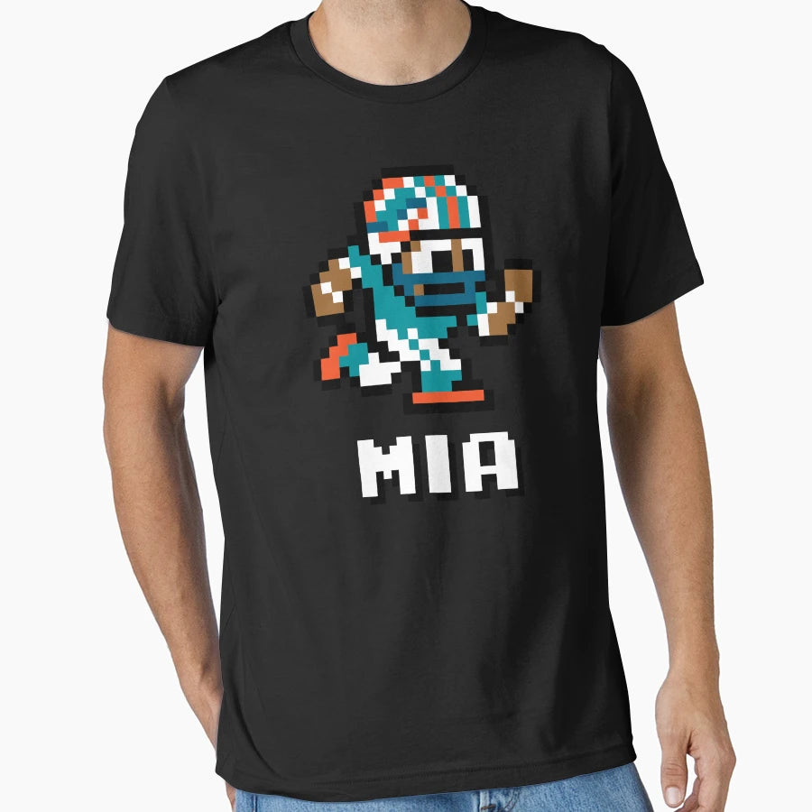 Miami Dolphins Tecmo Super Bowl T-Shirt - Casual Everyday Wear Unisex - T-Shirt, Sweatshirt, Hoodie