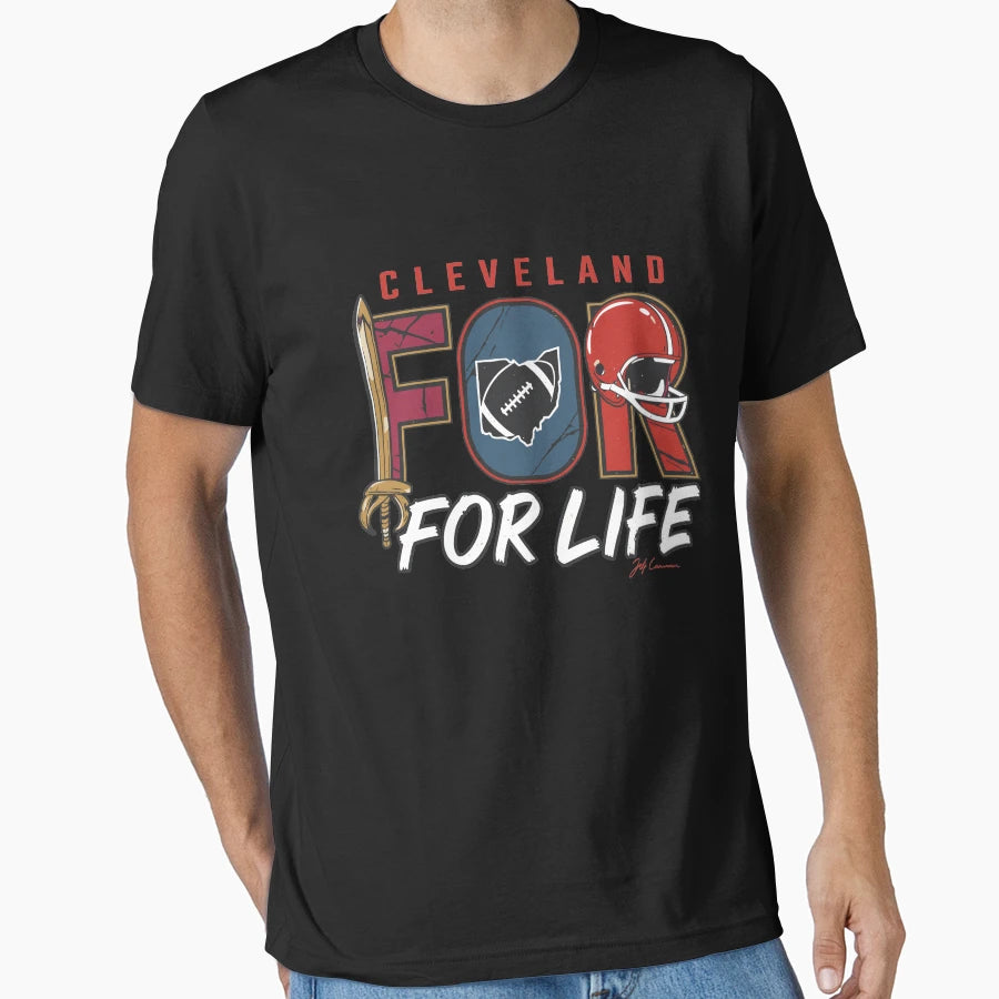 Cleveland Life Sports Fan T-Shirt - Streetwear Style Unisex - T-Shirt, Sweatshirt, Hoodie
