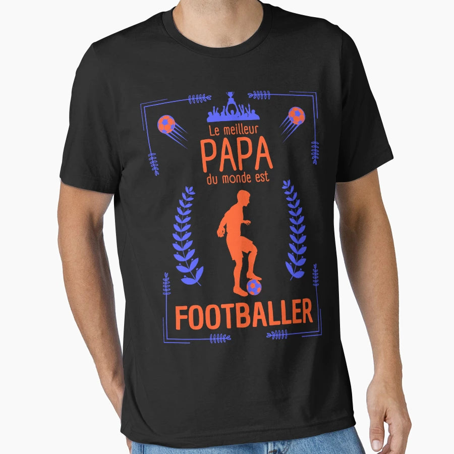 Worlds Best Soccer Dad T-Shirt - Novelty Apparel Men Women - T-Shirt, Sweatshirt, Hoodie