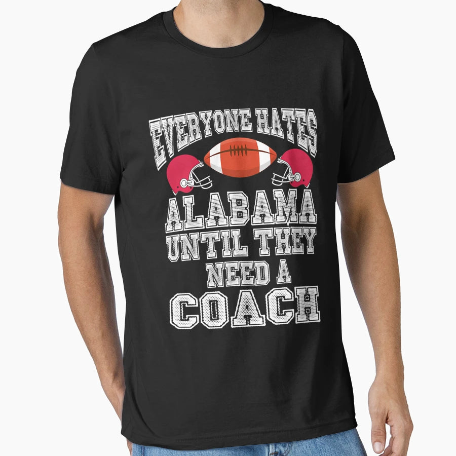 Awesome Alabama Football Coach Fan T-Shirt - Minimalist Print Men Women - T-Shirt, Sweatshirt, Hoodie