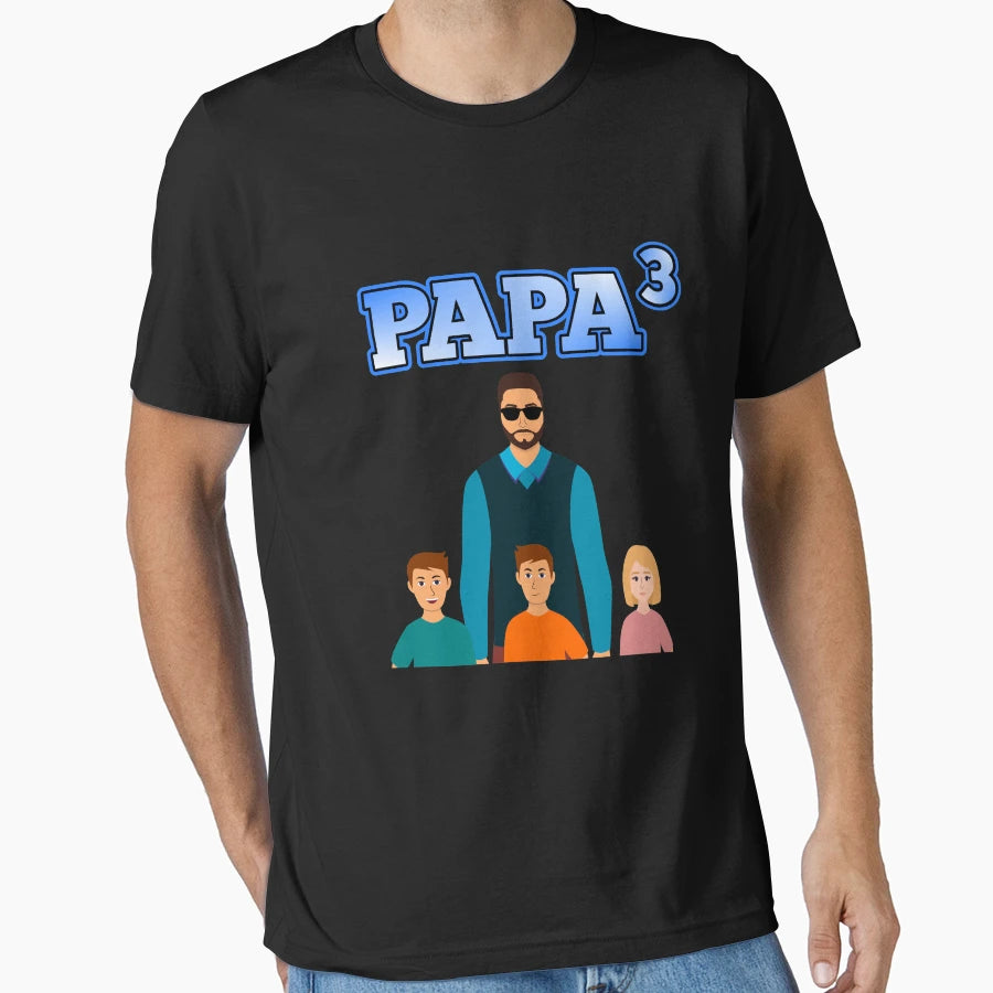 Father 2 Children Son Daughter Fathers T-Shirt - Minimalist Print Unisex - T-Shirt, Sweatshirt, Hoodie