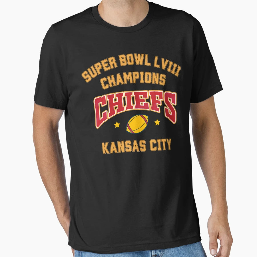 Chiefs Champions Lviii T-Shirt - Aesthetic Graphic Men Women - T-Shirt, Sweatshirt, Hoodie