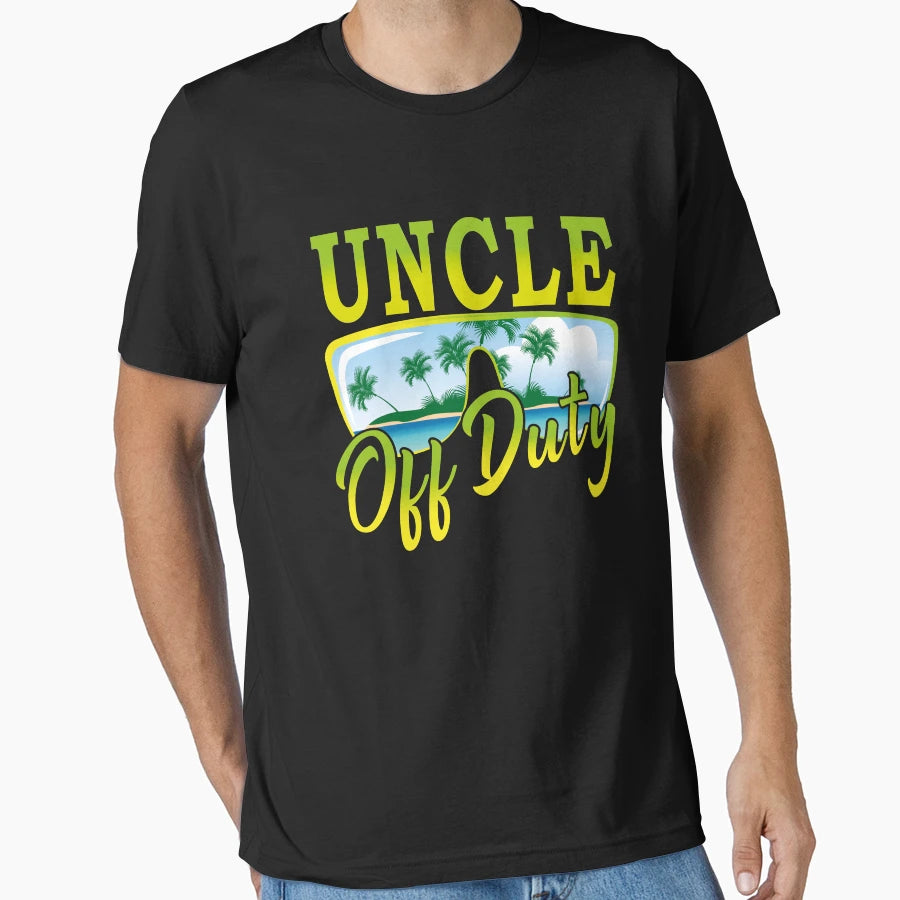 Uncle Off Duty Creative Gift Uncle T-Shirt - Trendy Graphic Unisex - T-Shirt, Sweatshirt, Hoodie