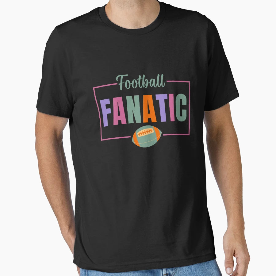 Football Fanatic American Football T-Shirt - Graphic Print Men Women - T-Shirt, Sweatshirt, Hoodie