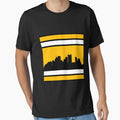 Steelers Home Stripe T-Shirt - Fun Novelty Design for Adults - T-Shirt, Sweatshirt, Hoodie