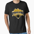 Steelers Football Skyline Football T-Shirt - Custom Art Print Men Women - T-Shirt, Sweatshirt, Hoodie