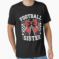 Coquette Bow American Football Sister T-Shirt - Fun Novelty Design Unisex - T-Shirt, Sweatshirt, Hoodie