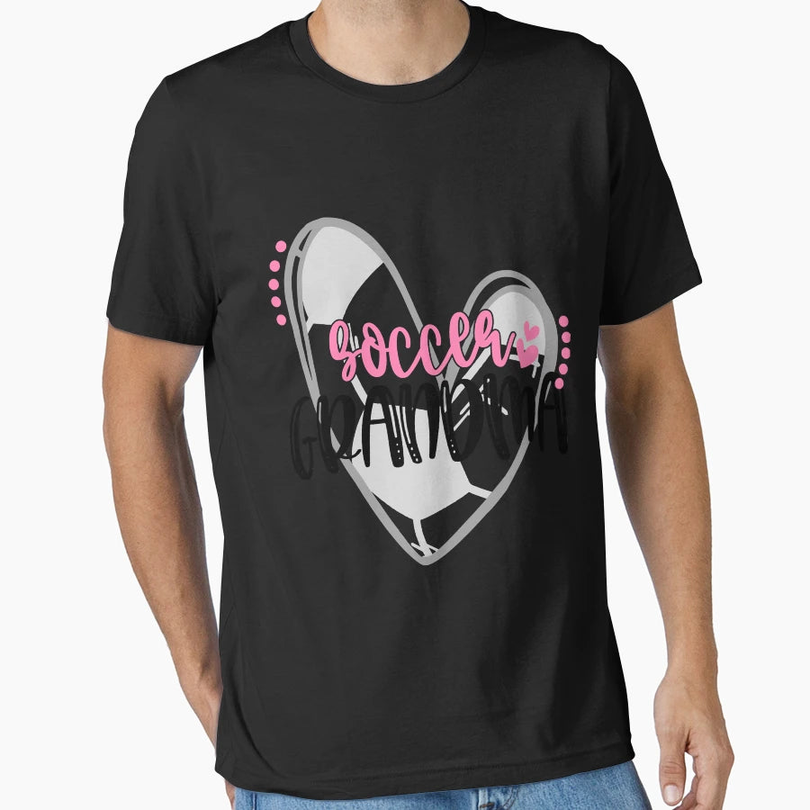 Soccer Grandma Soccer Heart T-Shirt - Trendy Graphic Men Women - T-Shirt, Sweatshirt, Hoodie
