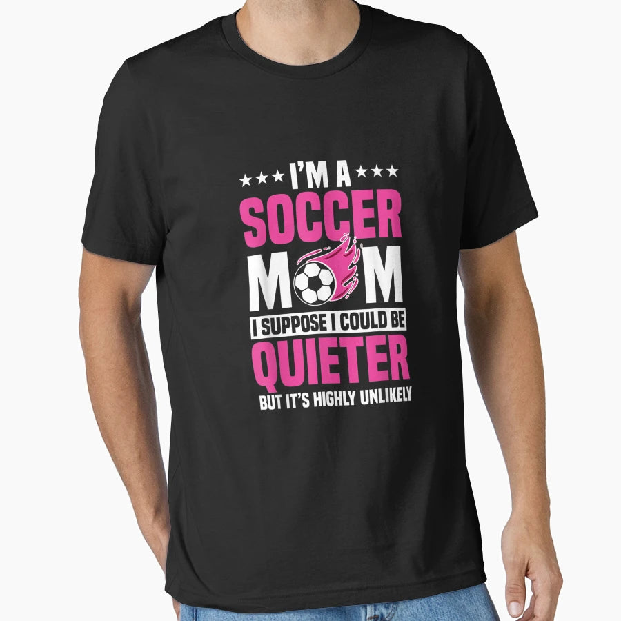 Soccer Mom Supportive Mothers Day Team T-Shirt - Minimalist Print Unisex - T-Shirt, Sweatshirt, Hoodie
