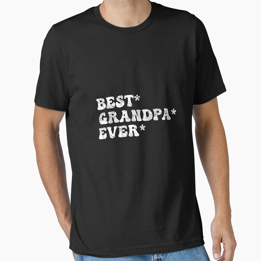 Best Grandpa Ever T-Shirt - Casual Everyday Wear for Adults - T-Shirt, Sweatshirt, Hoodie
