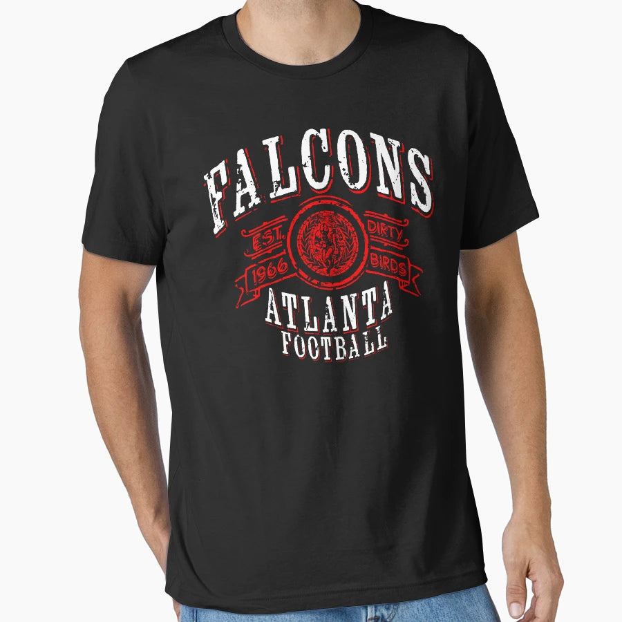 Falcons Football T-Shirt - Aesthetic Graphic Unisex - T-Shirt, Sweatshirt, Hoodie