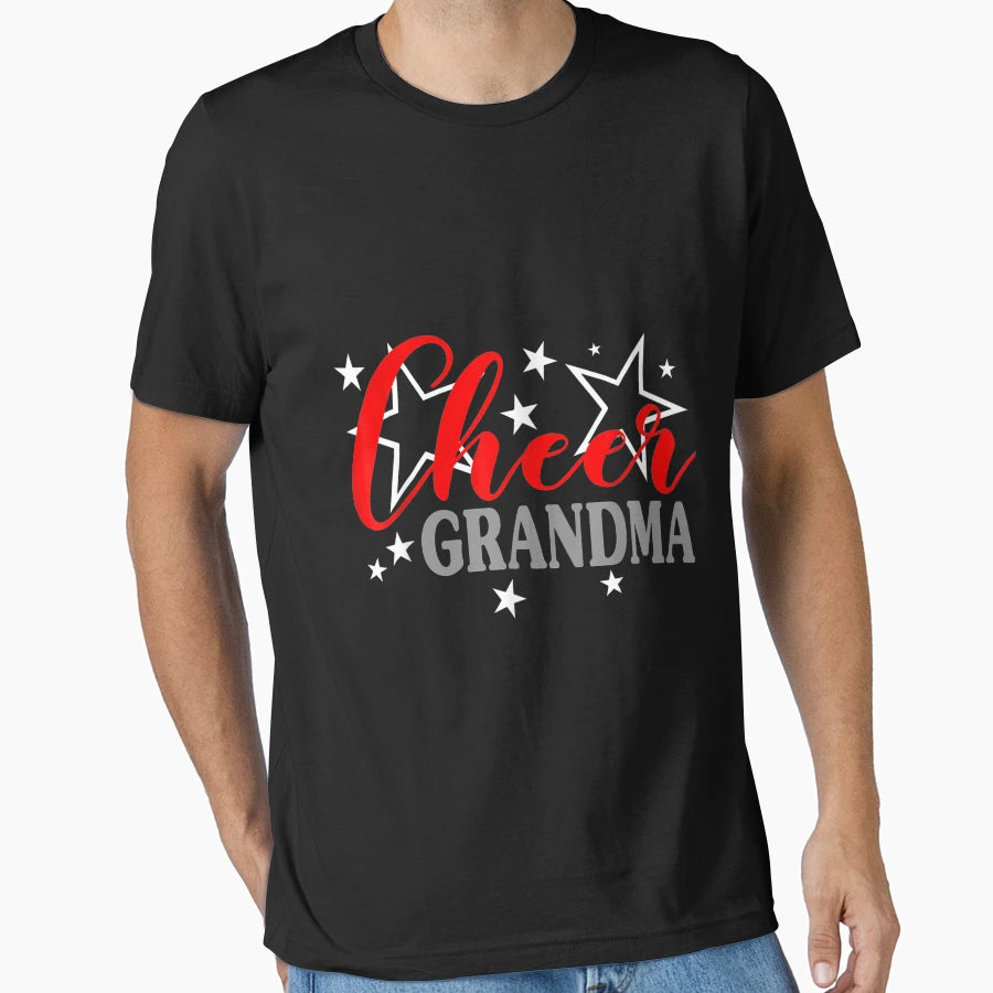 Cheerleader Proud Cheer Grandma Pride T-Shirt - Novelty Apparel Unisex - T-Shirt, Sweatshirt, Hoodie