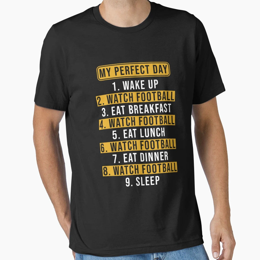 Football Fan American Football Day T-Shirt - Custom Art Print for Adults - T-Shirt, Sweatshirt, Hoodie
