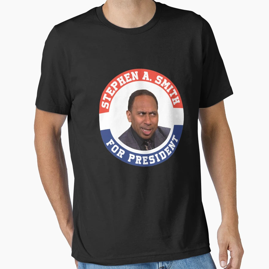 Stephen Smith First Take Espn President T-Shirt - Minimalist Print Unisex - T-Shirt, Sweatshirt, Hoodie