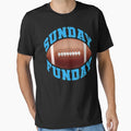 Sunday Funday Football Funny T-Shirt - Unique Graphic Men Women - T-Shirt, Sweatshirt, Hoodie