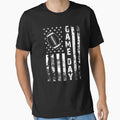 Game Day Flag American Football Lovers T-Shirt - Novelty Apparel Men Women - T-Shirt, Sweatshirt, Hoodie