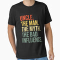 Uncle Myth Bad Influence T-Shirt - Streetwear Style for Adults - T-Shirt, Sweatshirt, Hoodie