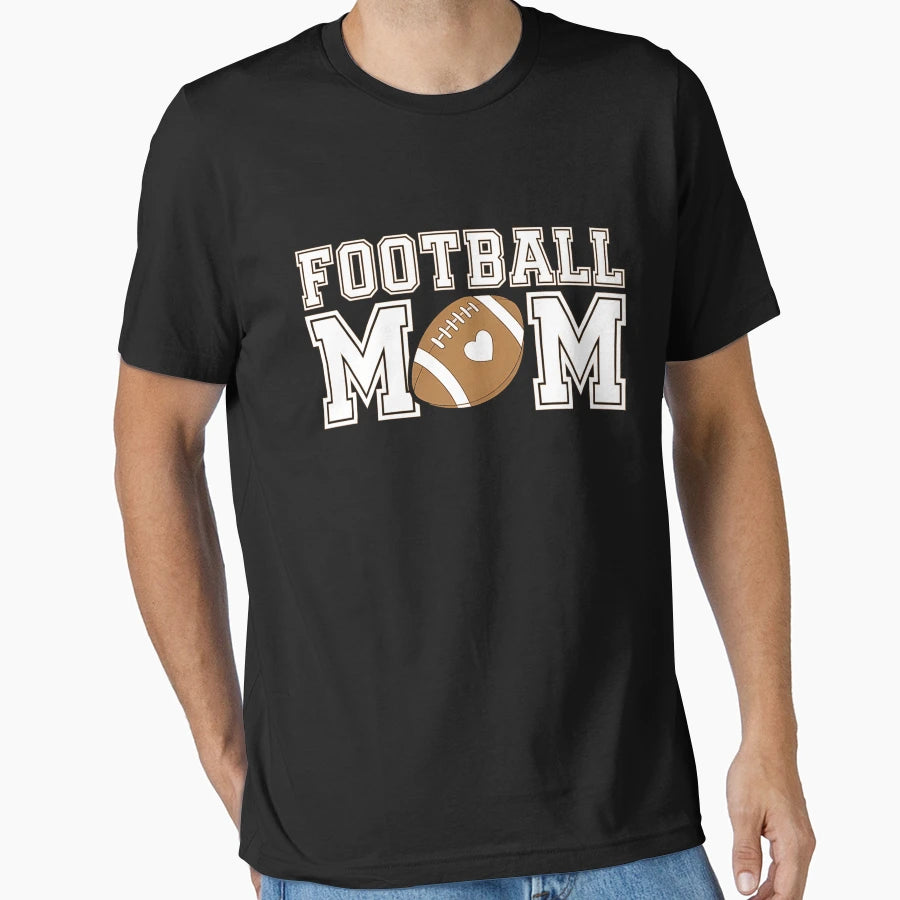 Funny Womens Game Day Football Mom T-Shirt - Graphic Print for Adults - T-Shirt, Sweatshirt, Hoodie