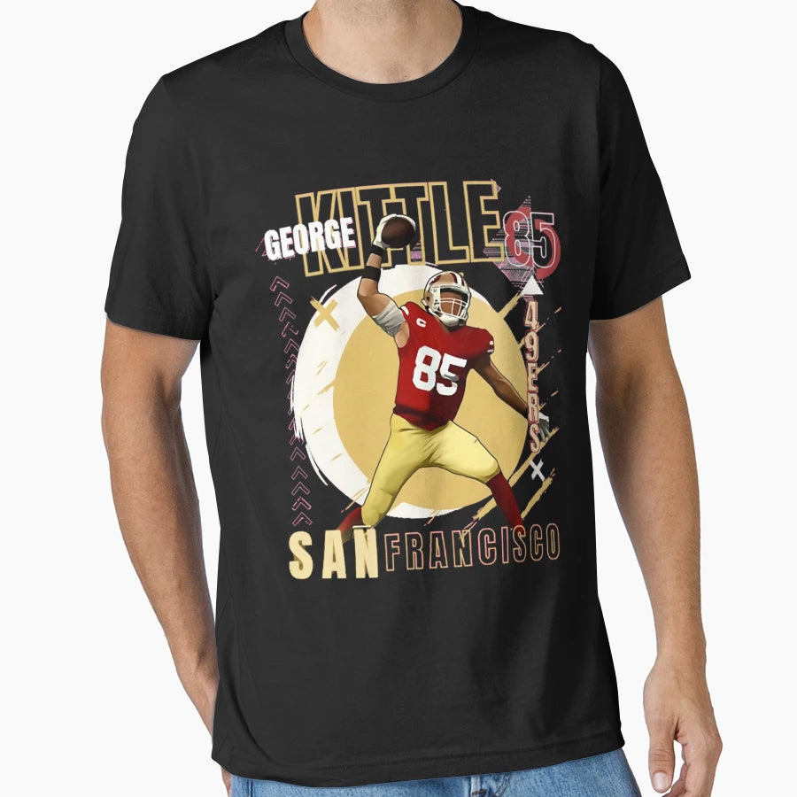 George Krieger Sport Kittle Heart 49Ers T-Shirt - Unique Graphic Men Women - T-Shirt, Sweatshirt, Hoodie