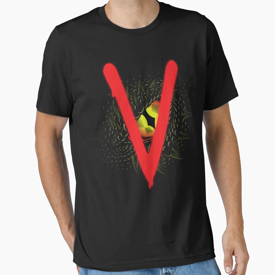 V Visitors T-Shirt - Trendy Graphic for Adults - T-Shirt, Sweatshirt, Hoodie