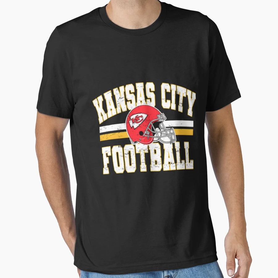 Art Kansas City Chiefs T-Shirt - Custom Art Print Unisex - T-Shirt, Sweatshirt, Hoodie