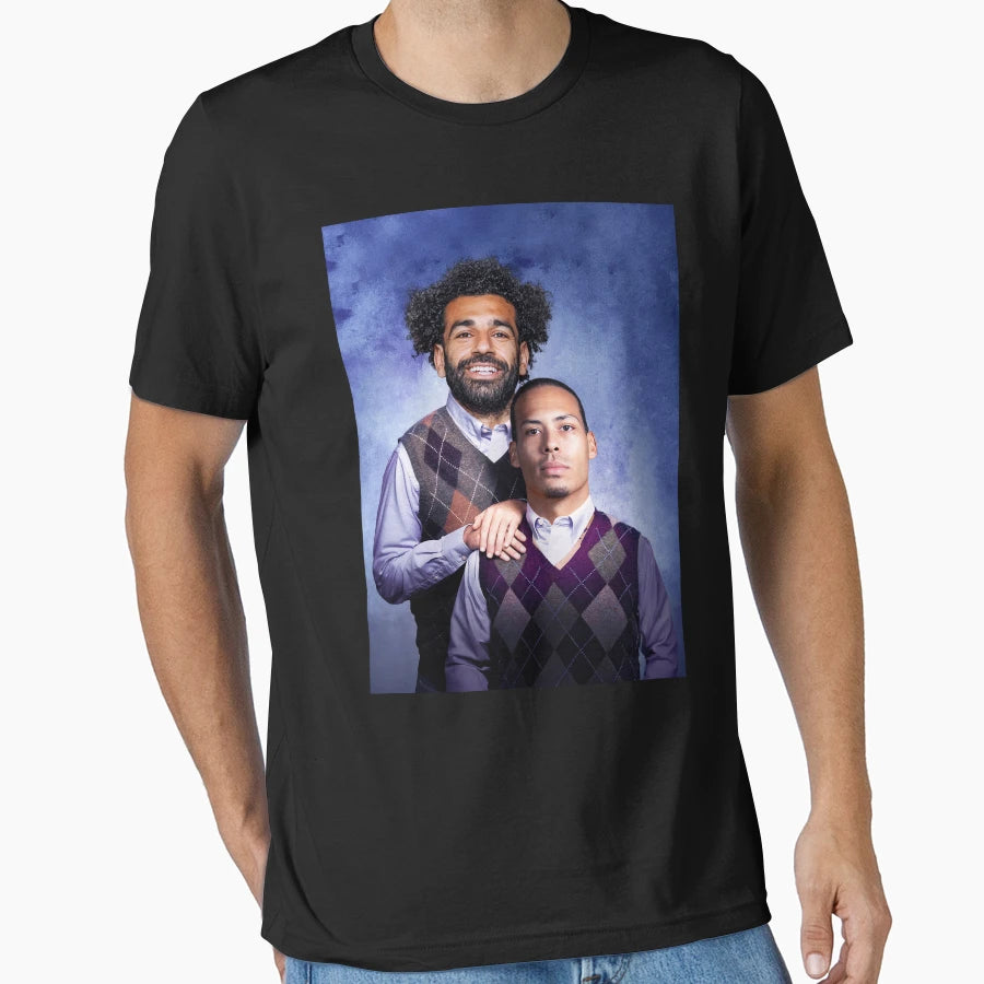 Mo Salah Van Dijk T-Shirt - Aesthetic Graphic Men Women - T-Shirt, Sweatshirt, Hoodie