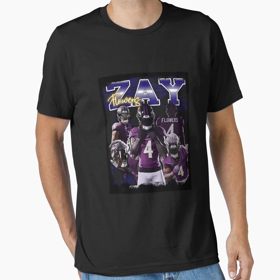 Zay Flowers T-Shirt - Casual Everyday Wear for Adults - T-Shirt, Sweatshirt, Hoodie