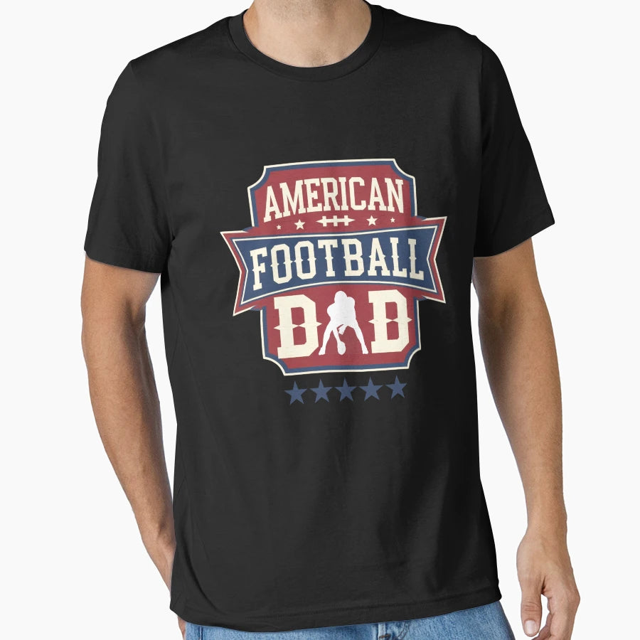 American Football Dad T-Shirt - Trendy Graphic Men Women - T-Shirt, Sweatshirt, Hoodie