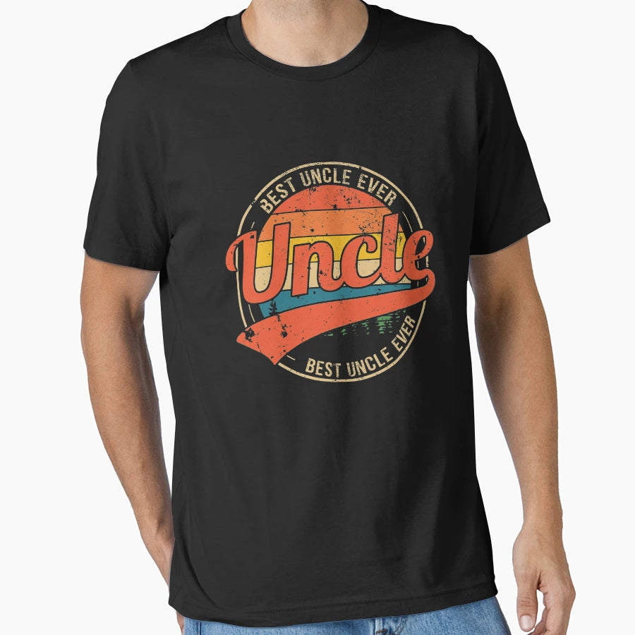 Mens Best Uncle Ever Funny Uncle T-Shirt - Aesthetic Graphic for Adults - T-Shirt, Sweatshirt, Hoodie