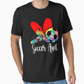 Tie Dye Soccer Aunt Bow T-Shirt - Streetwear Style for Adults - T-Shirt, Sweatshirt, Hoodie