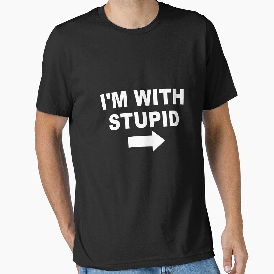 I'm With Stupid by flippinsg - Adult & Kids T-Shirts, Sweatshirts & Hoodies apparel design preview 1
