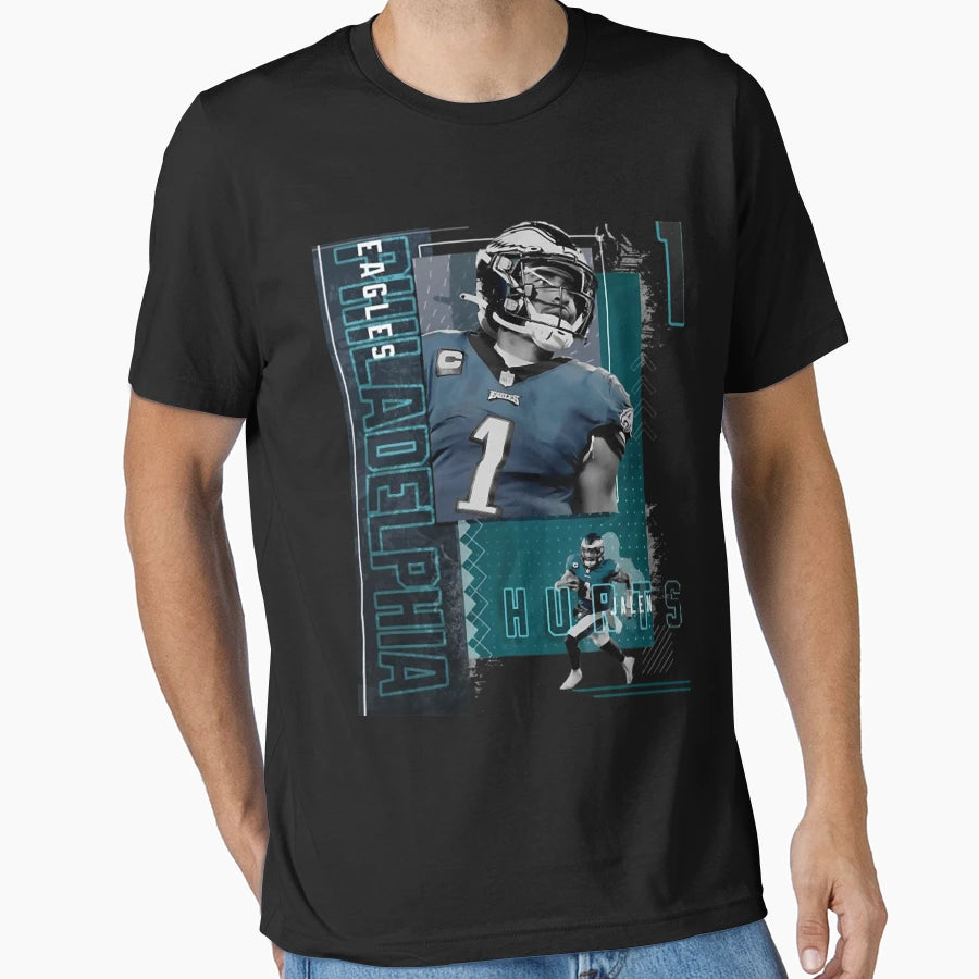 Championship Football Player Sports 1 T-Shirt - Custom Art Print Unisex - T-Shirt, Sweatshirt, Hoodie
