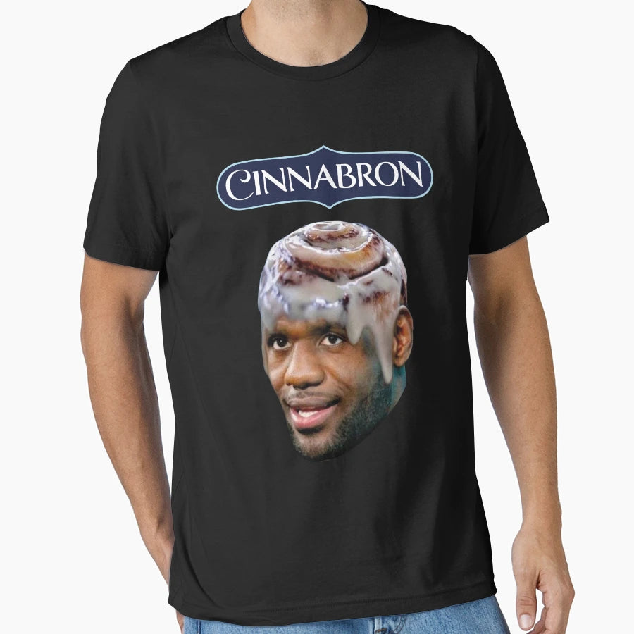 Cinnabron Funny Lebron Cinnabon T-Shirt - Graphic Print Unisex - T-Shirt, Sweatshirt, Hoodie