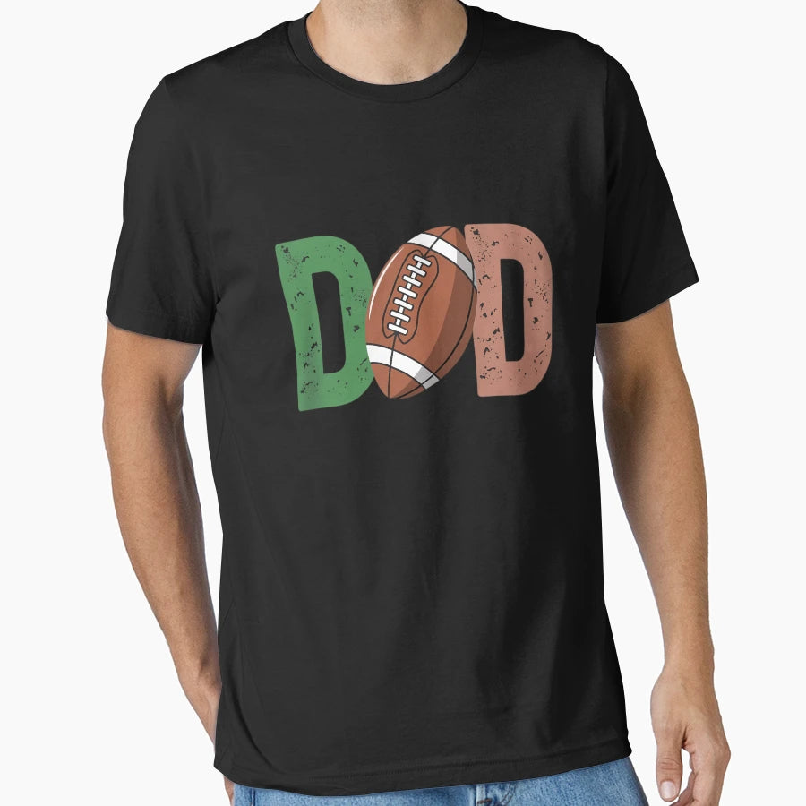 Dad 1 Year Old Football 1St Year Down T-Shirt - Fun Novelty Design Unisex - T-Shirt, Sweatshirt, Hoodie