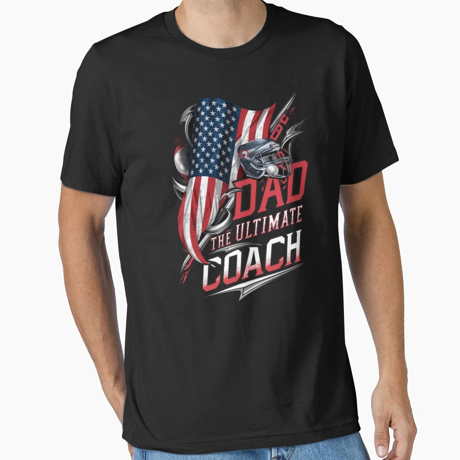 Dad Ultimate Coach T-Shirt - Trendy Graphic for Adults - T-Shirt, Sweatshirt, Hoodie