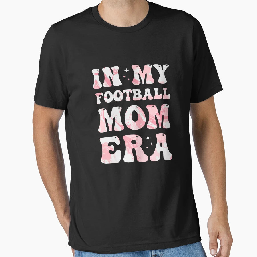 My Football Mom Era Colorful Football T-Shirt - Graphic Print Men Women - T-Shirt, Sweatshirt, Hoodie