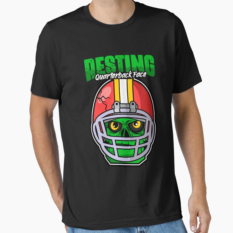Funny Football Quarterback Zombie T-Shirt - Trendy Graphic Unisex - T-Shirt, Sweatshirt, Hoodie