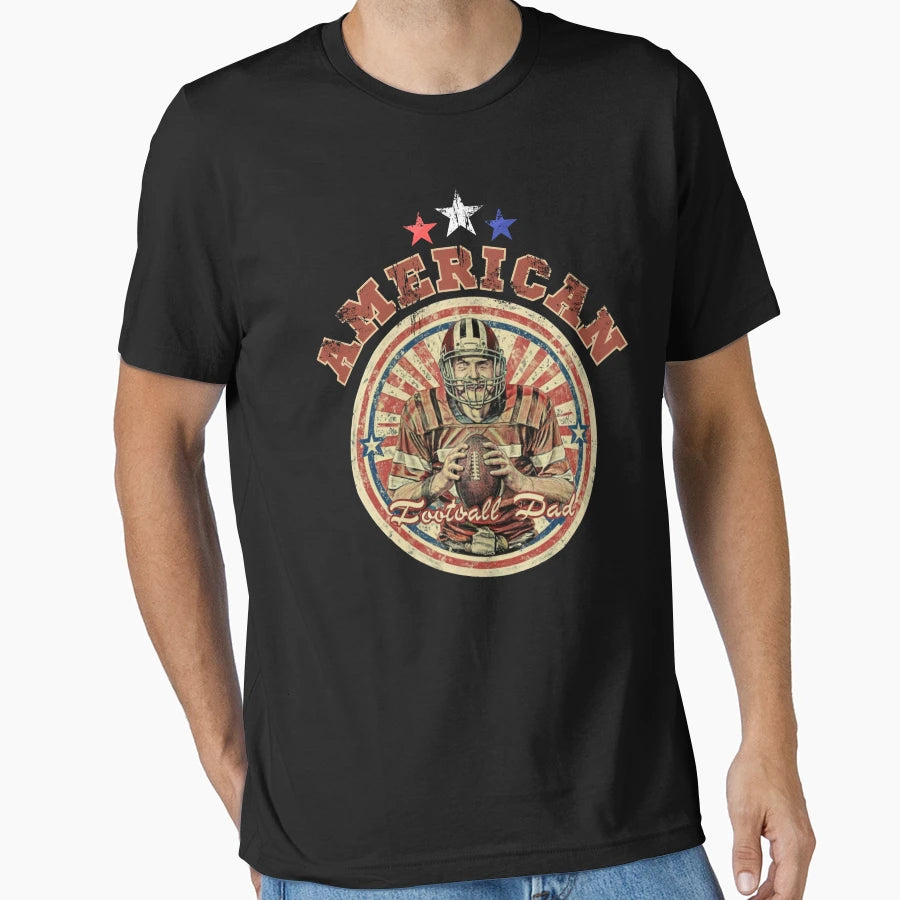 American Football Dad T-Shirt - Graphic Print for Adults - T-Shirt, Sweatshirt, Hoodie