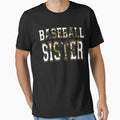 Camo Baseball Sister Heart T-Shirt - Streetwear Style Unisex - T-Shirt, Sweatshirt, Hoodie