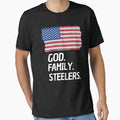 God Family Steelers Veterans Day T-Shirt - Casual Everyday Wear Men Women - T-Shirt, Sweatshirt, Hoodie