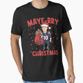 Drake Maye Santa Claus Touch Downs T-Shirt - Minimalist Print for Adults - T-Shirt, Sweatshirt, Hoodie