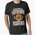 Sclsu 1998 Bourbon Bowl Champions T-Shirt - Casual Everyday Wear for Adults - T-Shirt, Sweatshirt, Hoodie