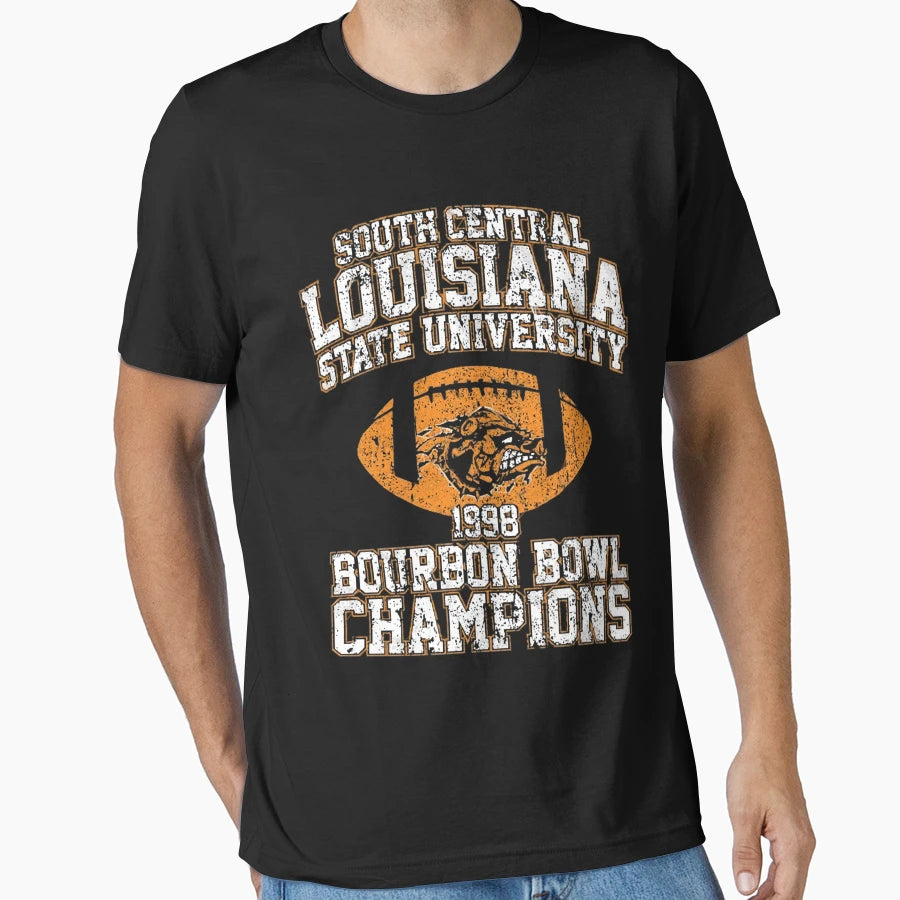 Sclsu 1998 Bourbon Bowl Champions T-Shirt - Casual Everyday Wear for Adults - T-Shirt, Sweatshirt, Hoodie