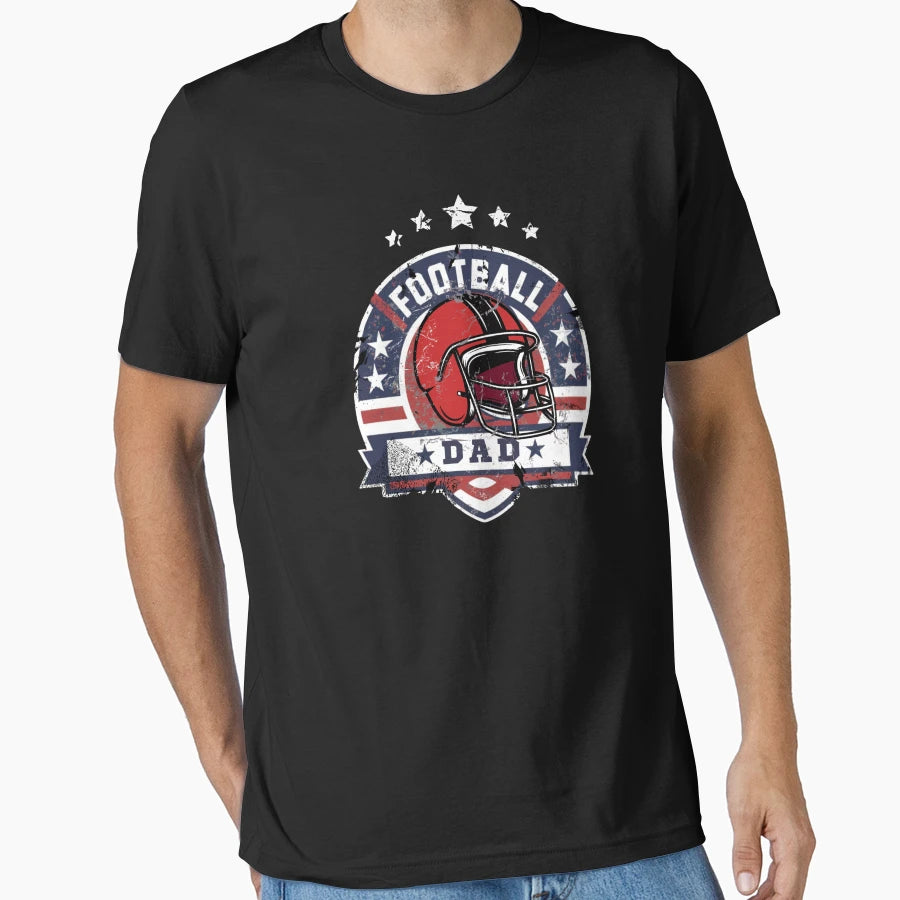 Football Dad Usa T-Shirt - Fun Novelty Design for Adults - T-Shirt, Sweatshirt, Hoodie