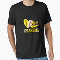Baseball Softball Ball Heart Grandma T-Shirt - Minimalist Print Men Women - T-Shirt, Sweatshirt, Hoodie