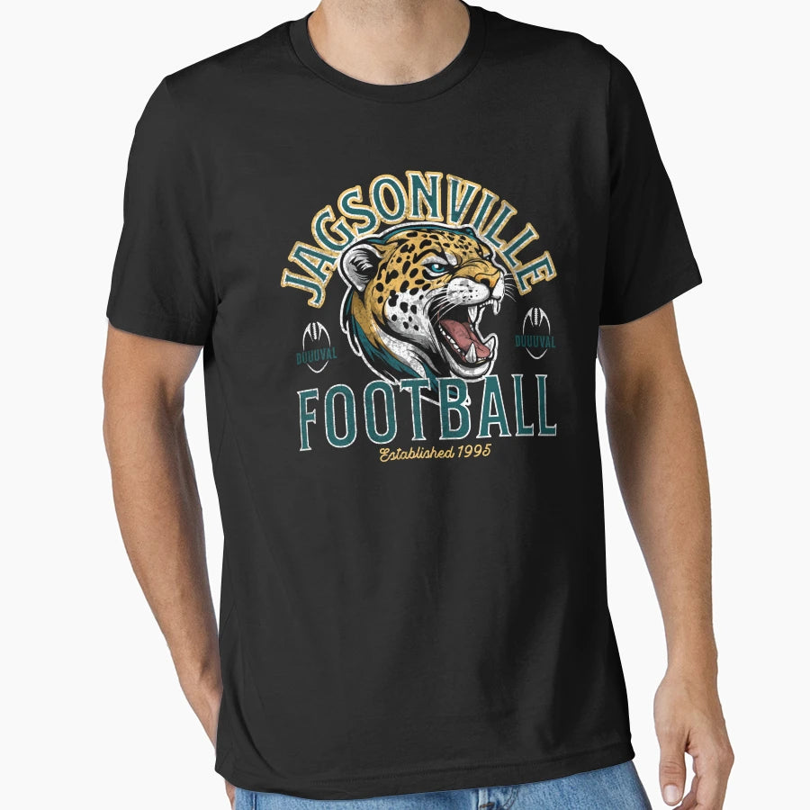 Jaguars Football T-Shirt - Graphic Print for Adults - T-Shirt, Sweatshirt, Hoodie
