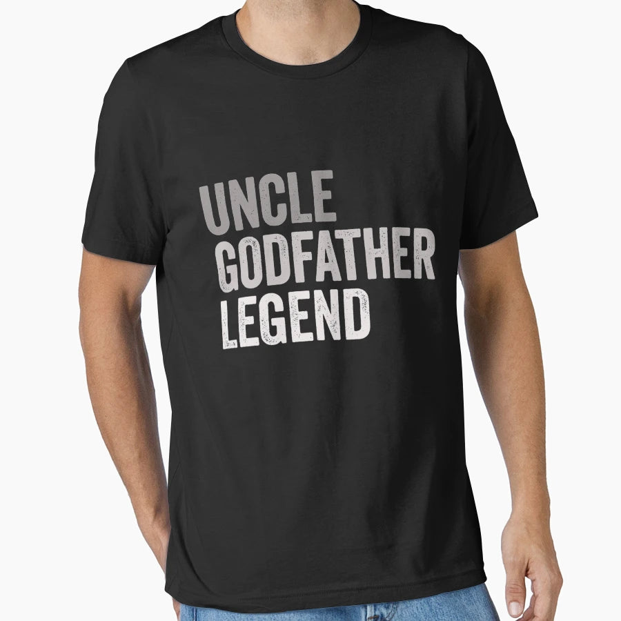 Uncle Godfather Legend Funny Gift T-Shirt - Minimalist Print for Adults - T-Shirt, Sweatshirt, Hoodie