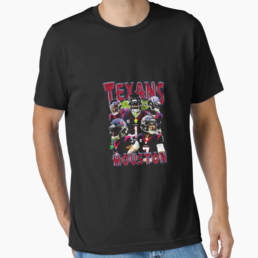 Houston Team T-Shirt - Unique Graphic Unisex - T-Shirt, Sweatshirt, Hoodie
