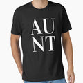 Aunt Love Auntie Gift T-Shirt - Minimalist Print Men Women - T-Shirt, Sweatshirt, Hoodie
